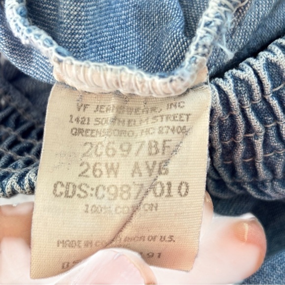 VTG Chic Capri Jeans Women's Plus Size 26W Pull On Elastic Waist Denim Pockets - Picture 11 of 11